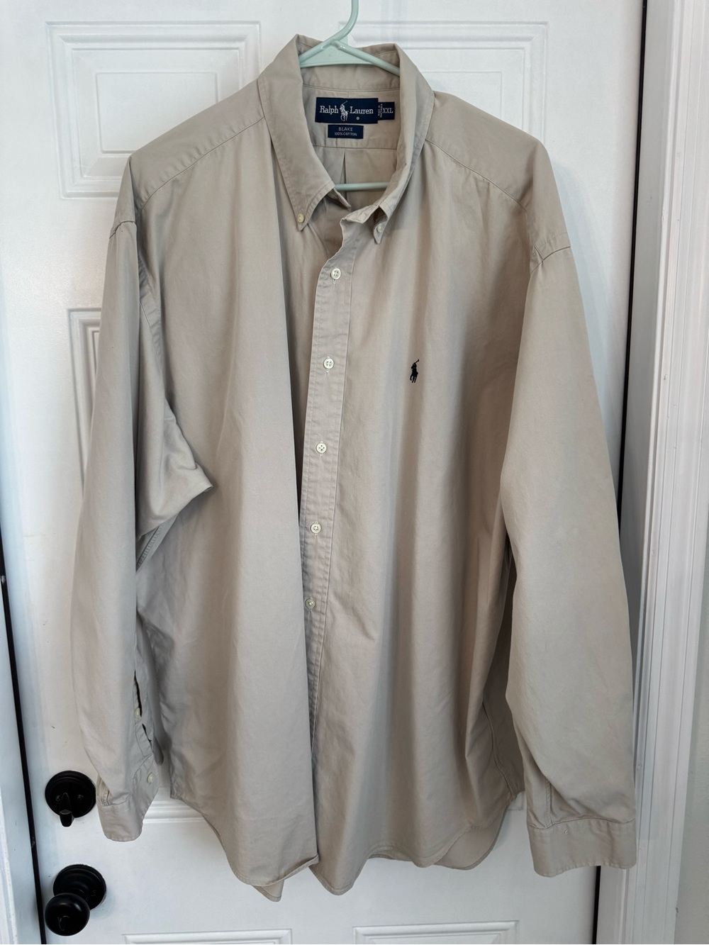 Ralph Lauren Men’s Button-Down Shirt — Beige